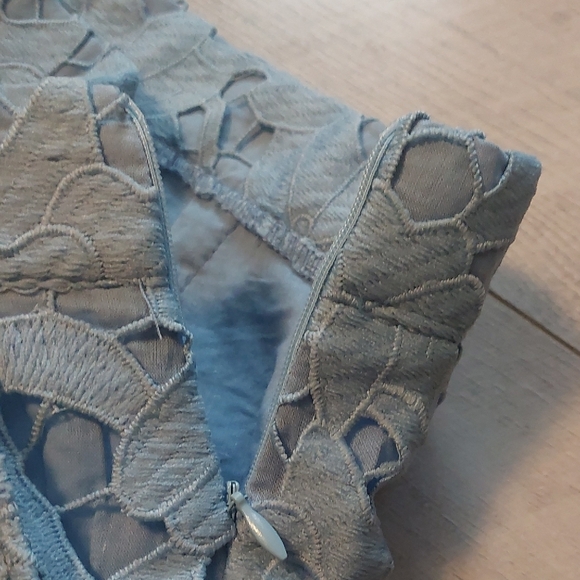 Umgee Light Blue Lace Women Shorts NWT Size Med - Picture 3 of 5